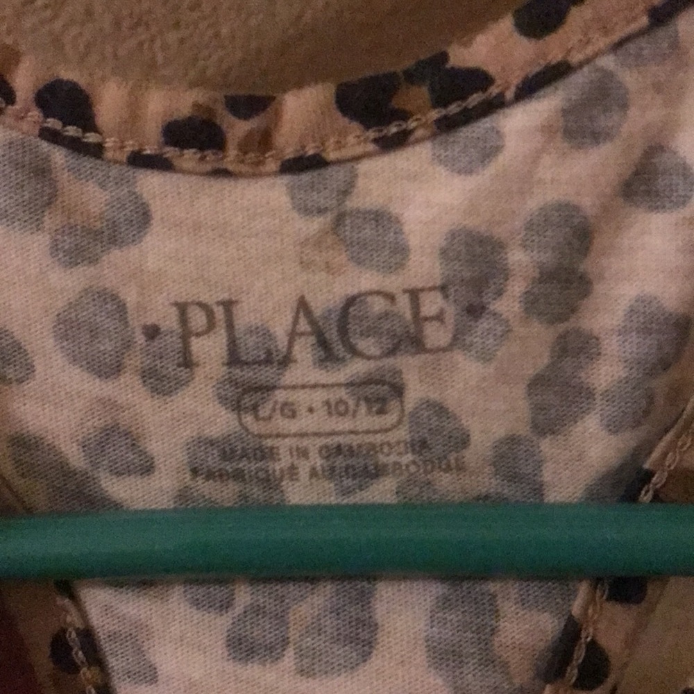 Place kids L/G size 10/12 leopard print Tanktop - Picture 2 of 2